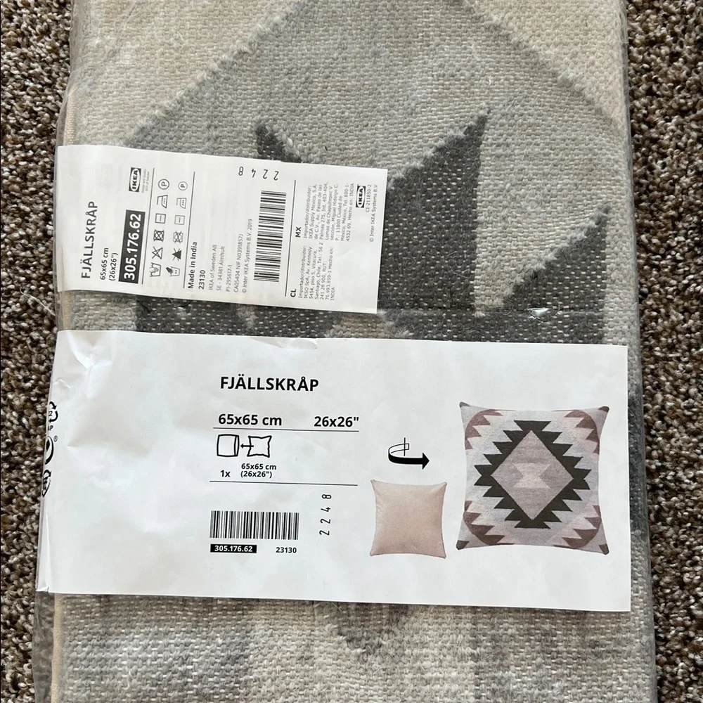 IKEA FJALLSKRAP cushion pillow covers 26x26” NEW